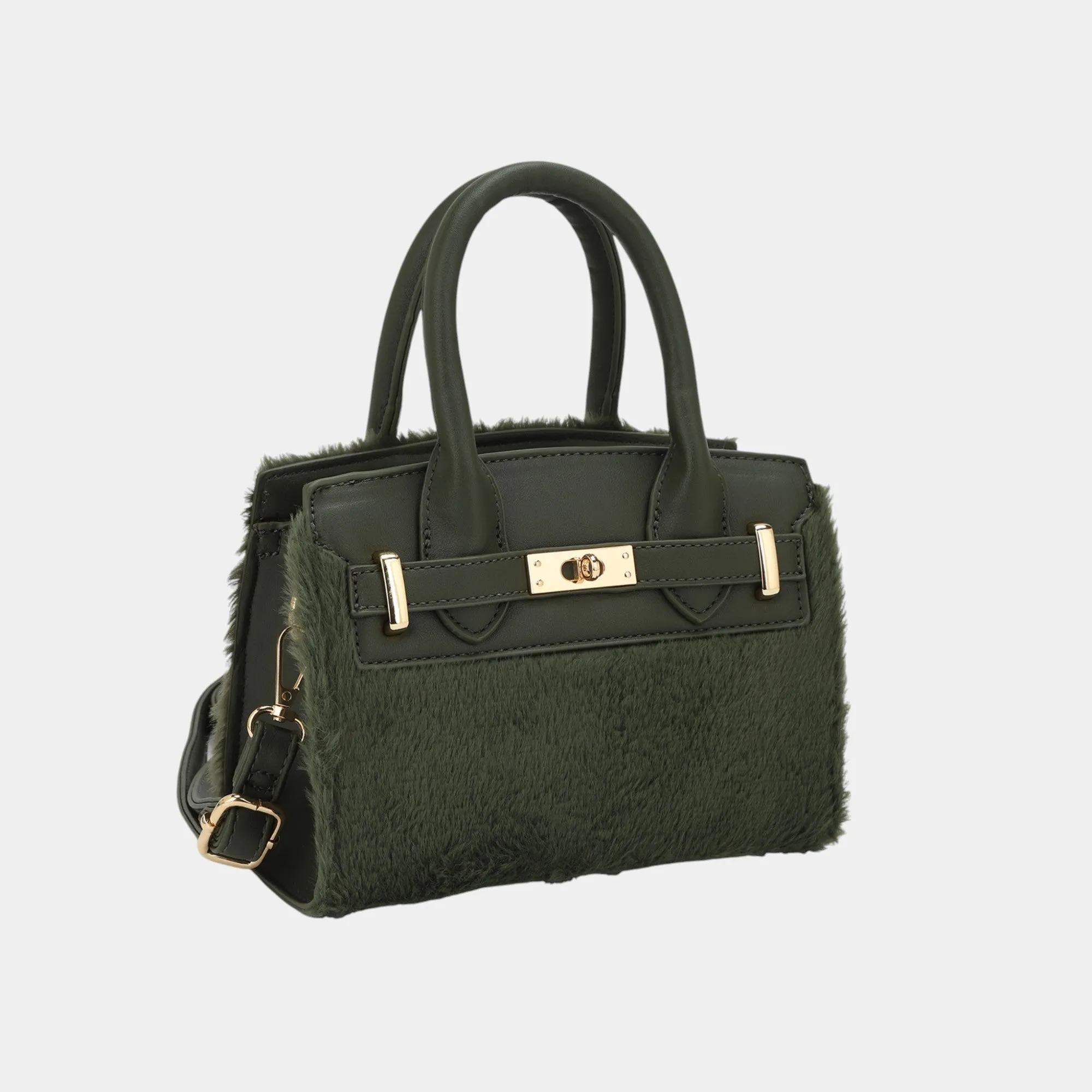Vivienne Exclusive Mini Luxe Fur Shoulder Bag