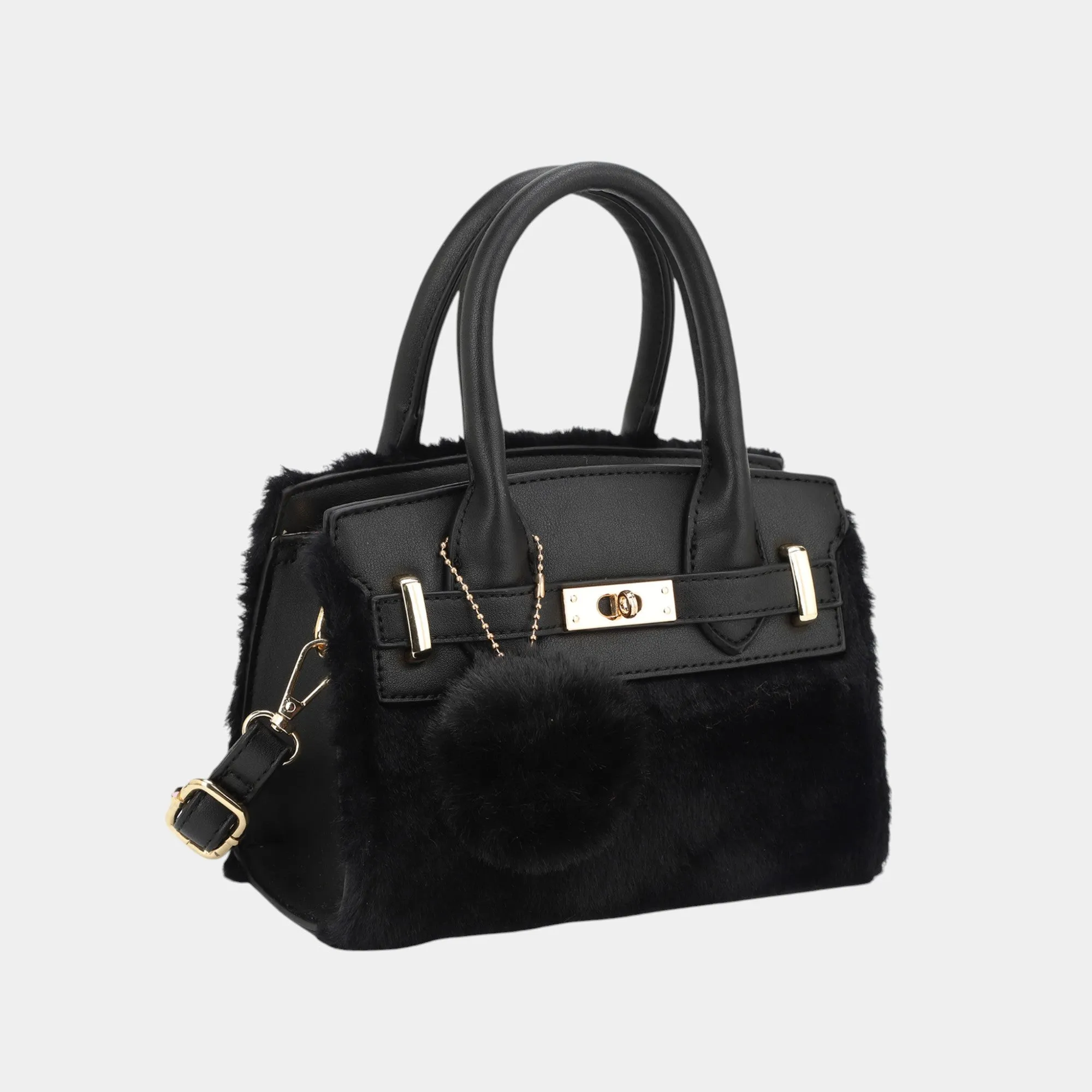 Vivienne Exclusive Mini Luxe Fur Shoulder Bag