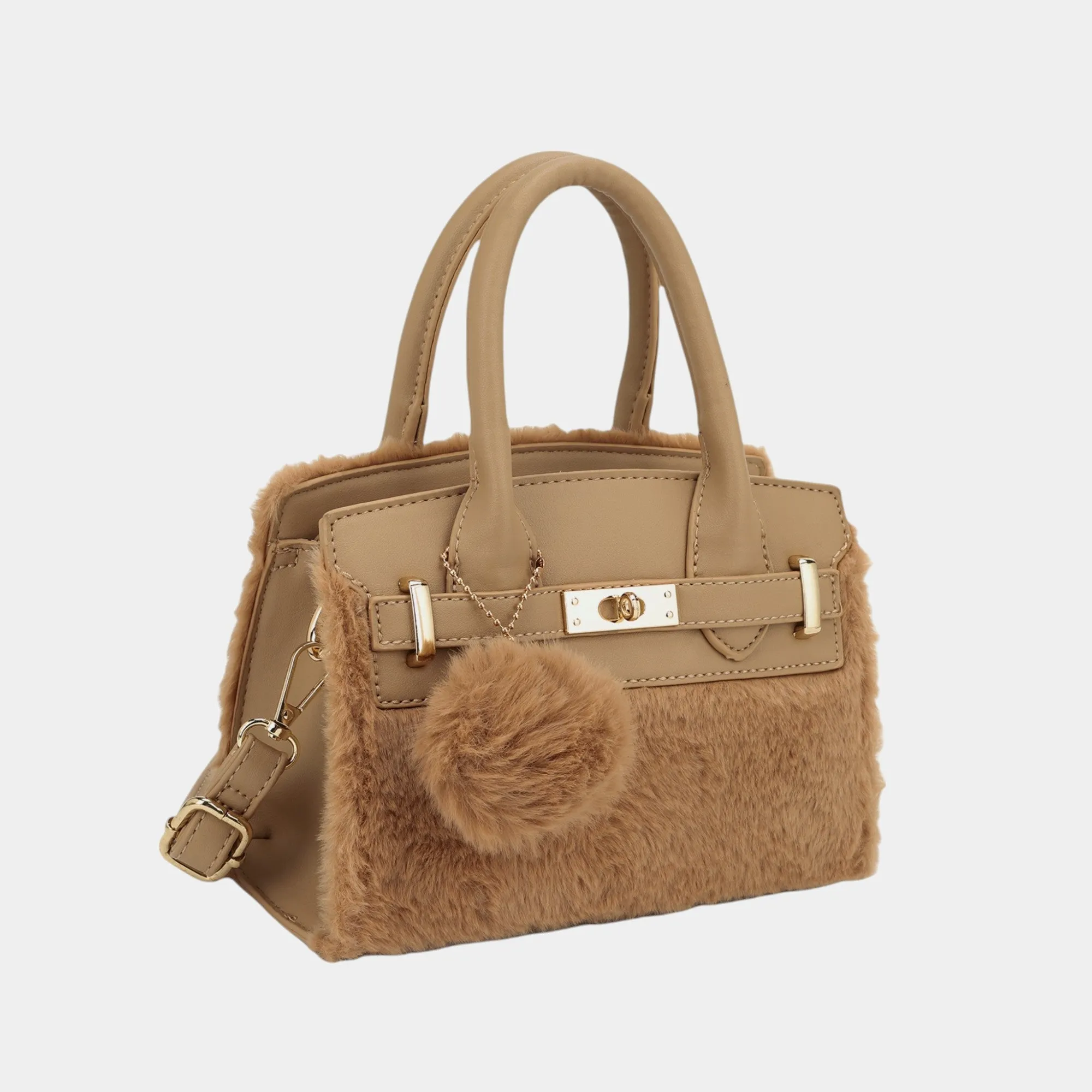 Vivienne Exclusive Mini Luxe Fur Shoulder Bag