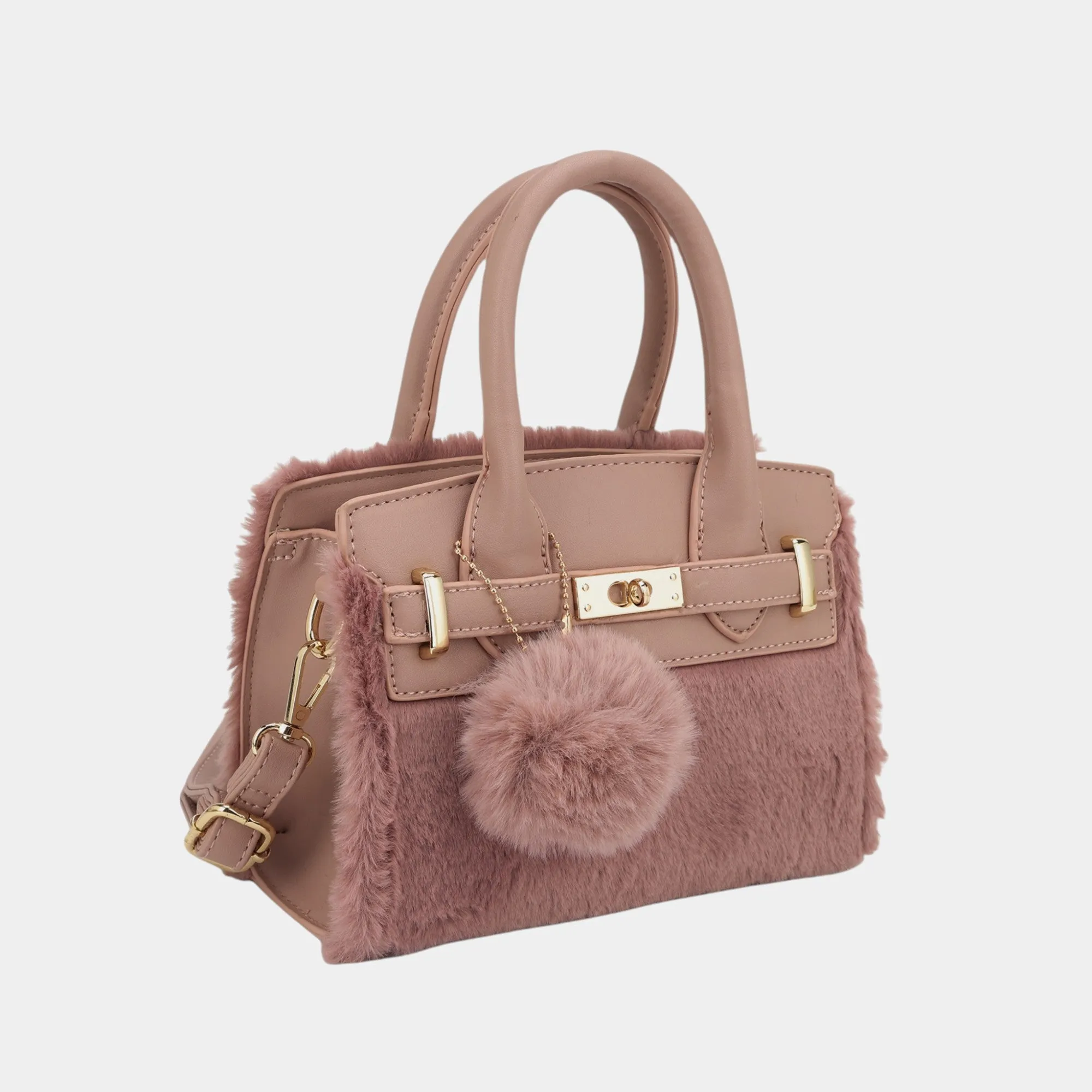Vivienne Exclusive Mini Luxe Fur Shoulder Bag