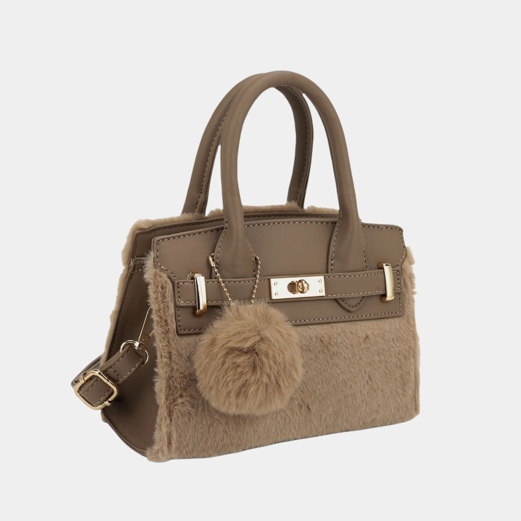 Vivienne Exclusive Mini Luxe Fur Shoulder Bag
