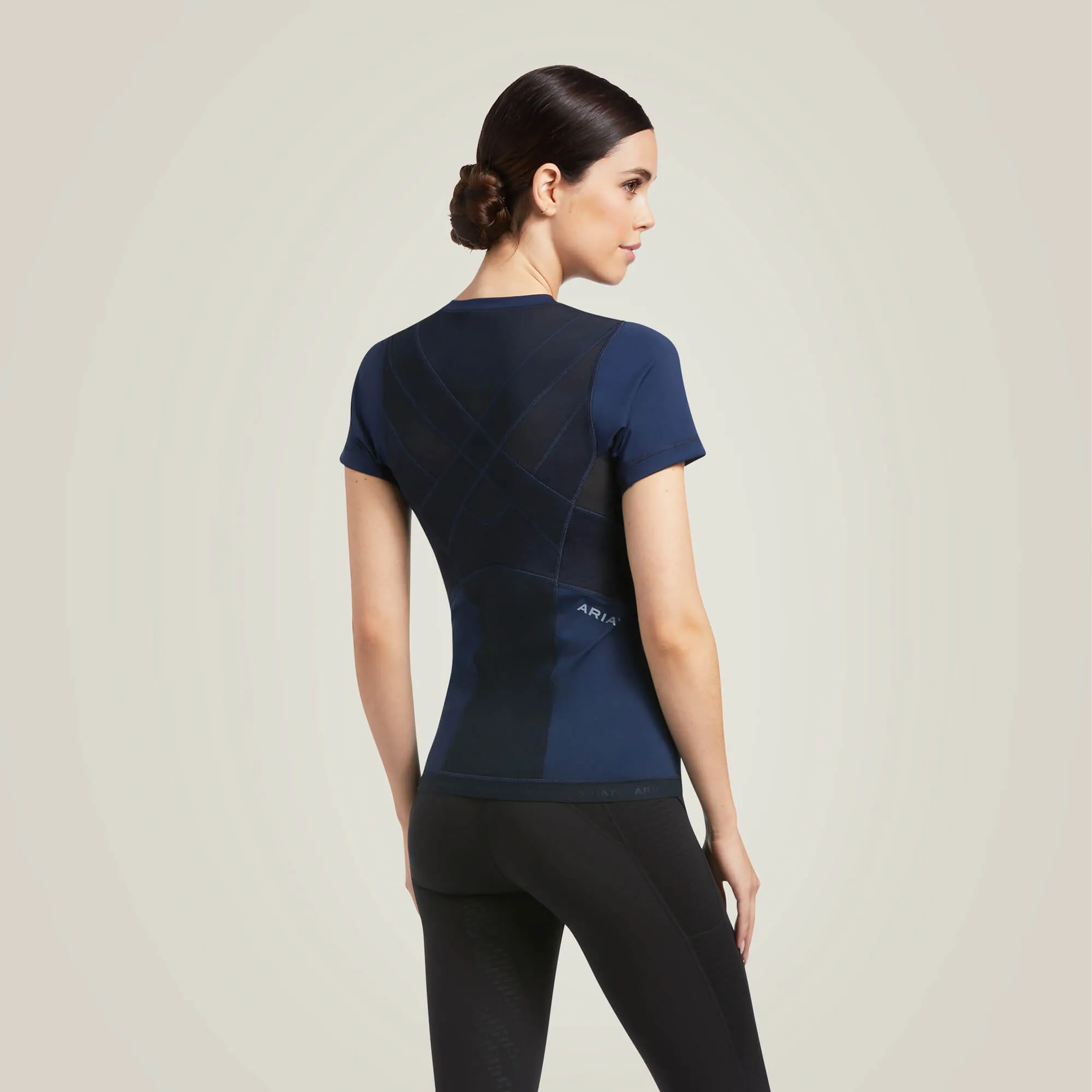 Women Ascent Crew SS Baselayar - Navy